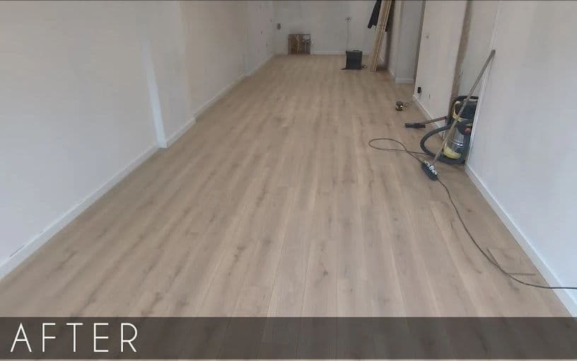 Après rénovation — sol posé